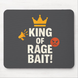 Koning van woede-aas grappige internet meme gamer muismat