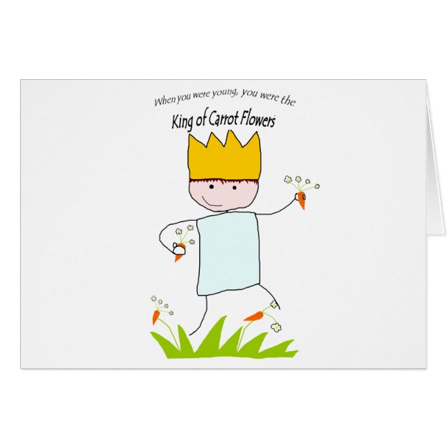 Koning van wortelbloemen (Voorkant Horizontaal)