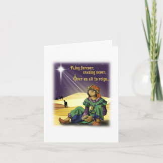 Koning voor altijd feestdagen kaart