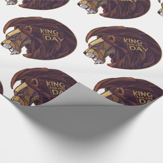 Koning voor de Dag Cadeaupapier (Hoek)