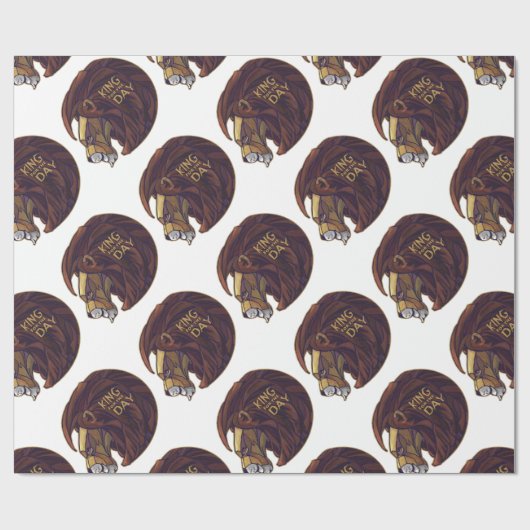 Koning voor de Dag Cadeaupapier (Vlak)
