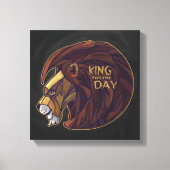 Koning voor de Dag Canvas Afdruk (Voorkant)