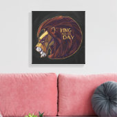 Koning voor de Dag Canvas Afdruk (Insitu (Woonkamer))