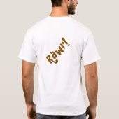Koning voor de Dag Heren Licht T-Shirt (Achterkant)