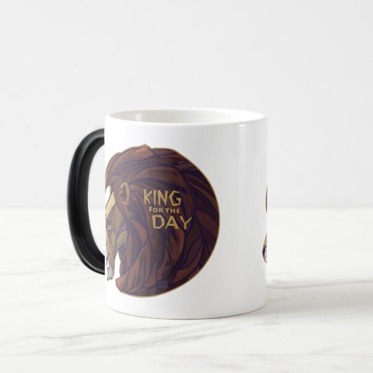 Koning voor de Dag Magische Mok (Voorkant links)