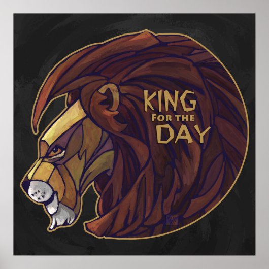 Koning voor de Dag Poster (Voorkant)