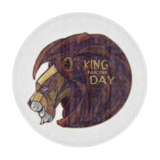 Koning voor de Dag Snijplank (Voorkant)