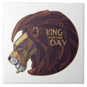 Koning voor de Dag Tegeltje (Voorkant)
