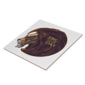 Koning voor de Dag Tegeltje (Zijkant)