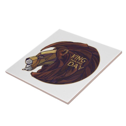 Koning voor de Dag Tegeltje (Zijkant)