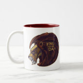 Koning voor de Dag Tweekleurige Koffiemok (Links)