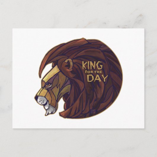 Koning voor een dag briefkaart (Voorkant)