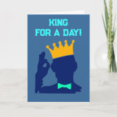 Koning voor een dag kaart (Voorkant)