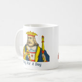 Koning voor een dag Mok (Voorkant links)