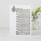  koning Wenceslas van Jessie King Feestdagenkaart (Staand voorkant)