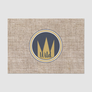 Koning Wild Thing Gouden Kroon Jute Verjaardagsfee Tissuepapier