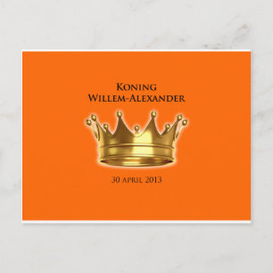 Koning Willem-Alexander Briefkaart