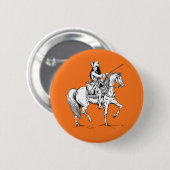 Koning William van Sinaasappel Ronde Button 5,7 Cm (Voorkant /achterkant)