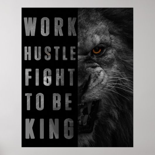 Koning worden poster (Voorkant)