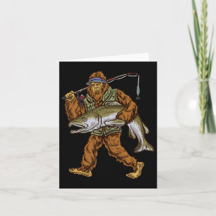Koning Zalm Vissen Forel Jagen Bigfoot Vissers Kaart