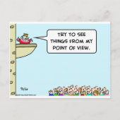 koning ziet dingen vanuit mijn punt van uitzicht briefkaart (Voorkant)