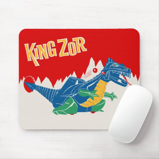 Koning Zor Mousepad uit 1960 Muismat (Met muis)