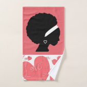 KONINGE COLLECTIE-dames OPLAPPEN Bad Handdoek (Handdoek)