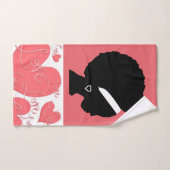 KONINGE COLLECTIE-dames OPLAPPEN Bad Handdoek (Handdoek)