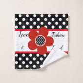 KONINGE COLLECTIE-dames OPLAPPEN Bad Handdoek (Wasdoekje)