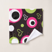 KONINGE COLLECTIE-dames OPLAPPEN Bad Handdoek (Wasdoekje)