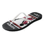 KONINGE COLLECTIE-dames OPLAPPEN Teenslippers (Schuin)