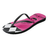 KONINGE COLLECTIE-dames OPLAPPEN Teenslippers (Schuin)