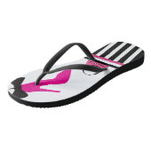 KONINGE COLLECTIE-dames OPLAPPEN Teenslippers (Schuin)