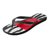 KONINGE COLLECTIE-dames OPLAPPEN Teenslippers (Schuin)