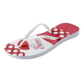 KONINGE COLLECTIE-dames OPLAPPEN Teenslippers (Schuin)
