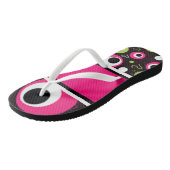 KONINGE COLLECTIE-dames OPLAPPEN Teenslippers (Schuin)