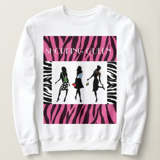 KONINGE COLLECTIE-dames OPLAPPEN Trui (Design voorkant)