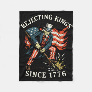 Koningen afwijzen sinds 1776 fleece deken