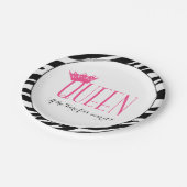 KONINGEN - "Als de Tiara passen... Draag het!" Papieren Bordje (Gekanteld)