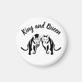 Koningen en koninginnen Zwarte Leeuw en Leeuwin Magneet (Voorkant)