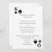 Koningen en koninginnenweddenschappen kaart (Voorkant / Achterkant)