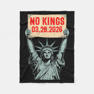 Koningen in Amerika 28 maart 2026 koningsdag grapp Fleece Deken