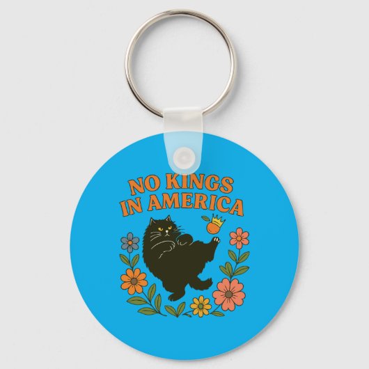 Koningen In Amerika De Mensen Meisjes Retro Boho Sleutelhanger (Voorkant)