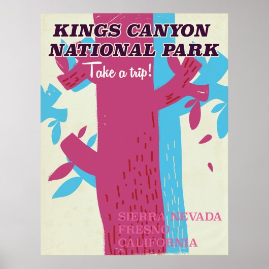 koningen kanyon Nationaal Park, Californië poster (Voorkant)