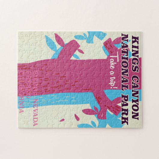 koningen kanyon Nationaal Park, Californië poster Legpuzzel (Horizontaal)