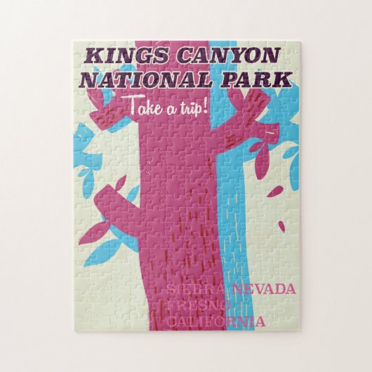 koningen kanyon Nationaal Park, Californië poster Legpuzzel (Verticaal)