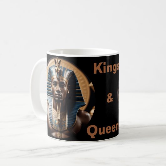 Koningen & koninginnen koffiemok (Voorkant links)