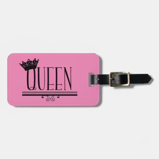 "KONINGEN" - ronduit verbazingwekkend! Bagagelabel (Voorkant horizontaal)