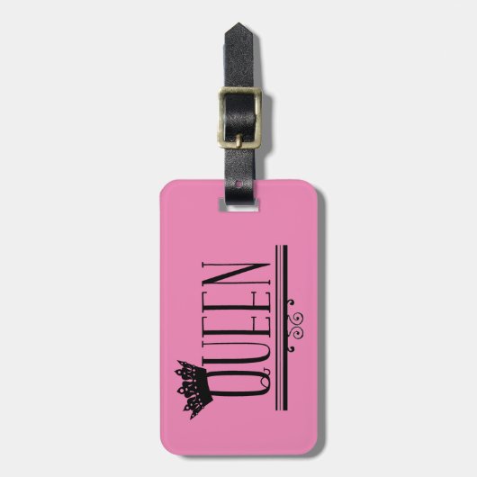 "KONINGEN" - ronduit verbazingwekkend! Bagagelabel (Voorkant verticaal)