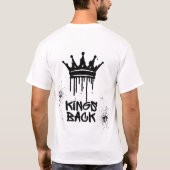 Koningen terug t-shirt (Achterkant)